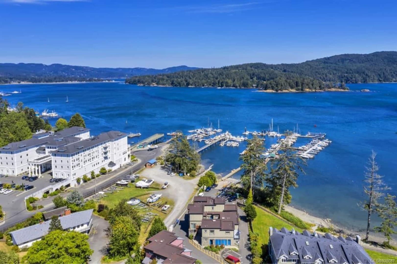 Sooke Marina Aerial Photo